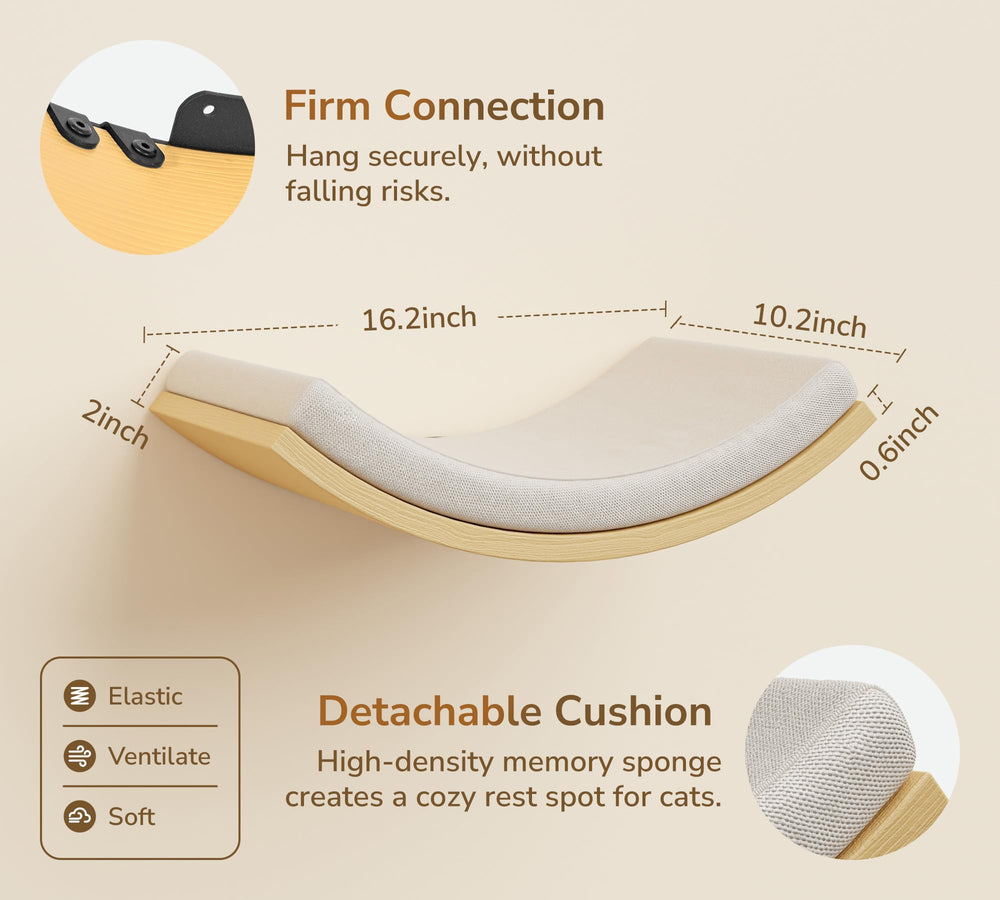PEL UOMOZ hand-sanded edges ensure safe, smooth corners for curious cats