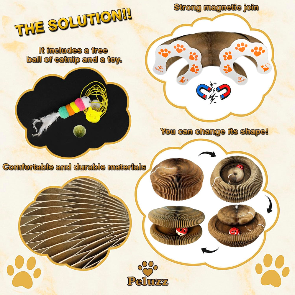 Peluzz Kitty Curls shape shift demonstrates dynamic form for varied play sessions