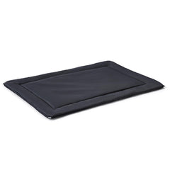 PELZIN Cybarmour chew-proof crate pad inside a 54-inch crate for secure comfort.