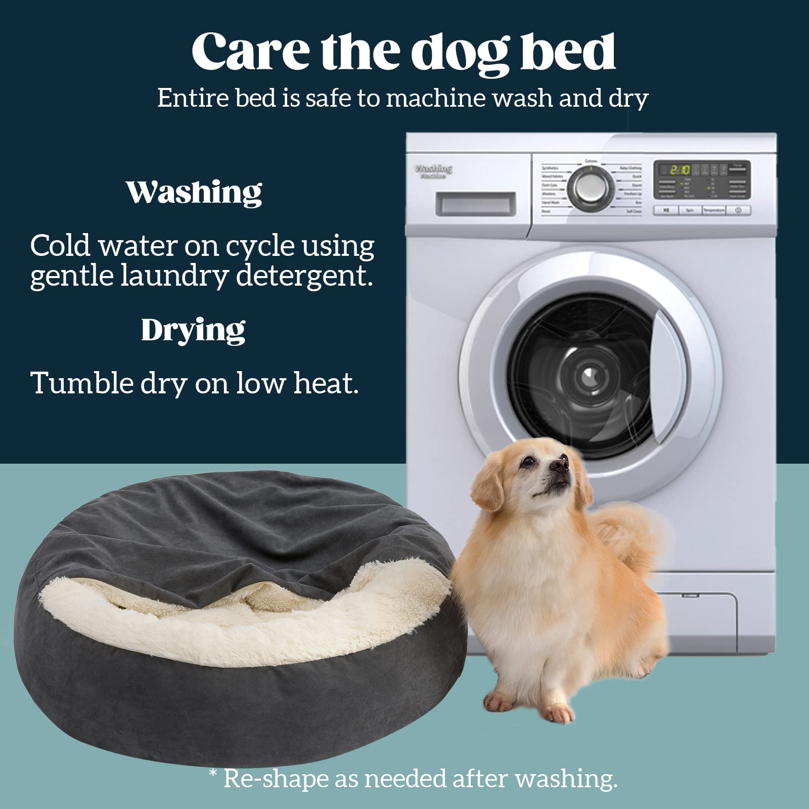 PELZIN non-slip waterproof bottom keeps bed steady on floors