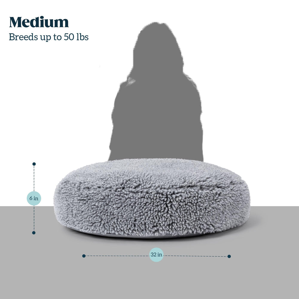 Size guidance for PELZIN Stoutwool bed suitable for medium breeds 26-50 lbs