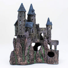 Penn-Plax Wizard’s Castle Part B towers and arches create whimsical depth.