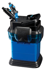 Penn-Plax Cascade 500 360-degree valves enable flexible tubing routing.