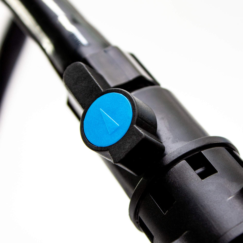 Penn-Plax Cascade 500 hose clamps secure tubing for leak-free operation.