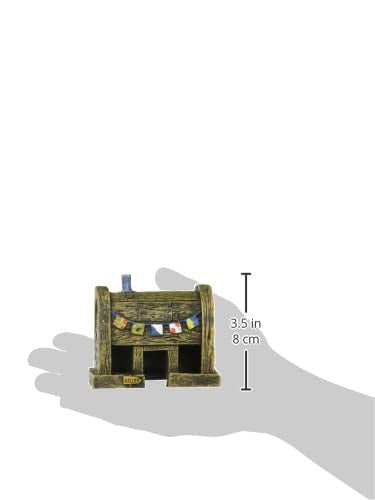 Penn-Plax Krusty Krab inside-tank view with fish swimming around