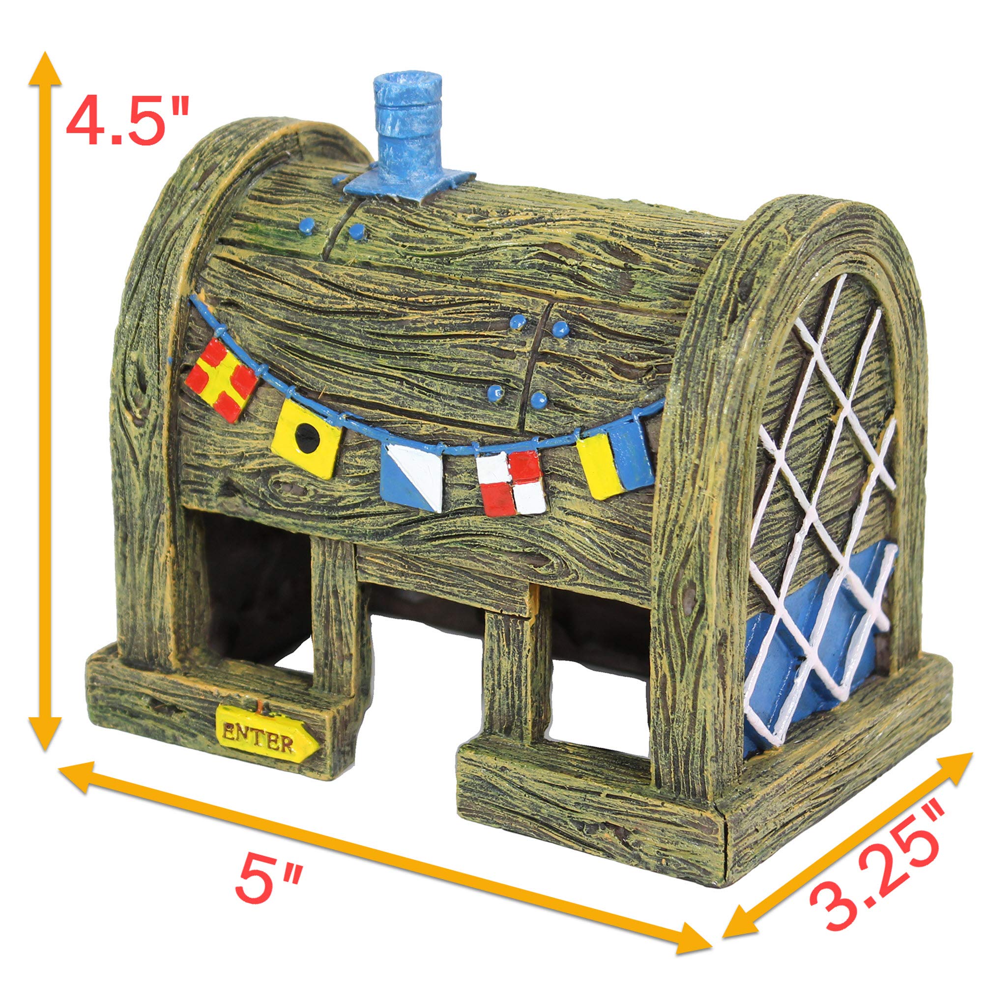 Penn-Plax licensed SpongeBob decor from Krusty Krab appeals to fans.
