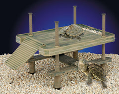 Penn-Plax Reptology basking platform closeup shows elevated sunning spot.