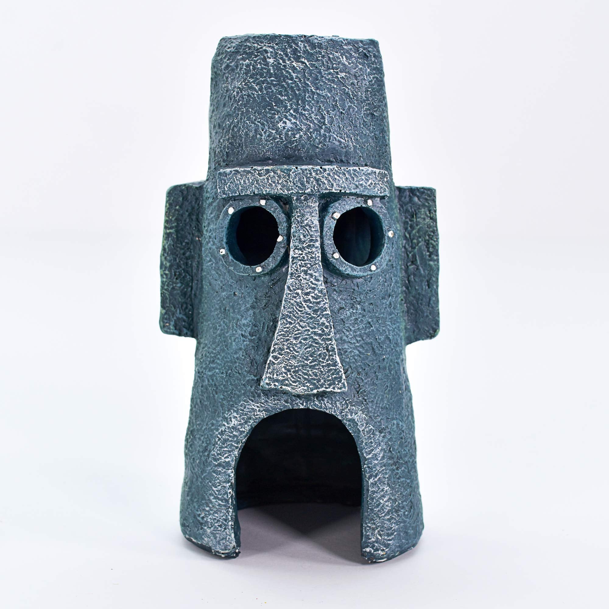 Penn-Plax SpongeBob Squidward Home detail showcases character-inspired textures