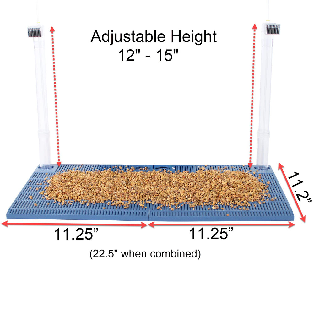 Penn-Plax undergravel airline tubes enable reliable aeration.