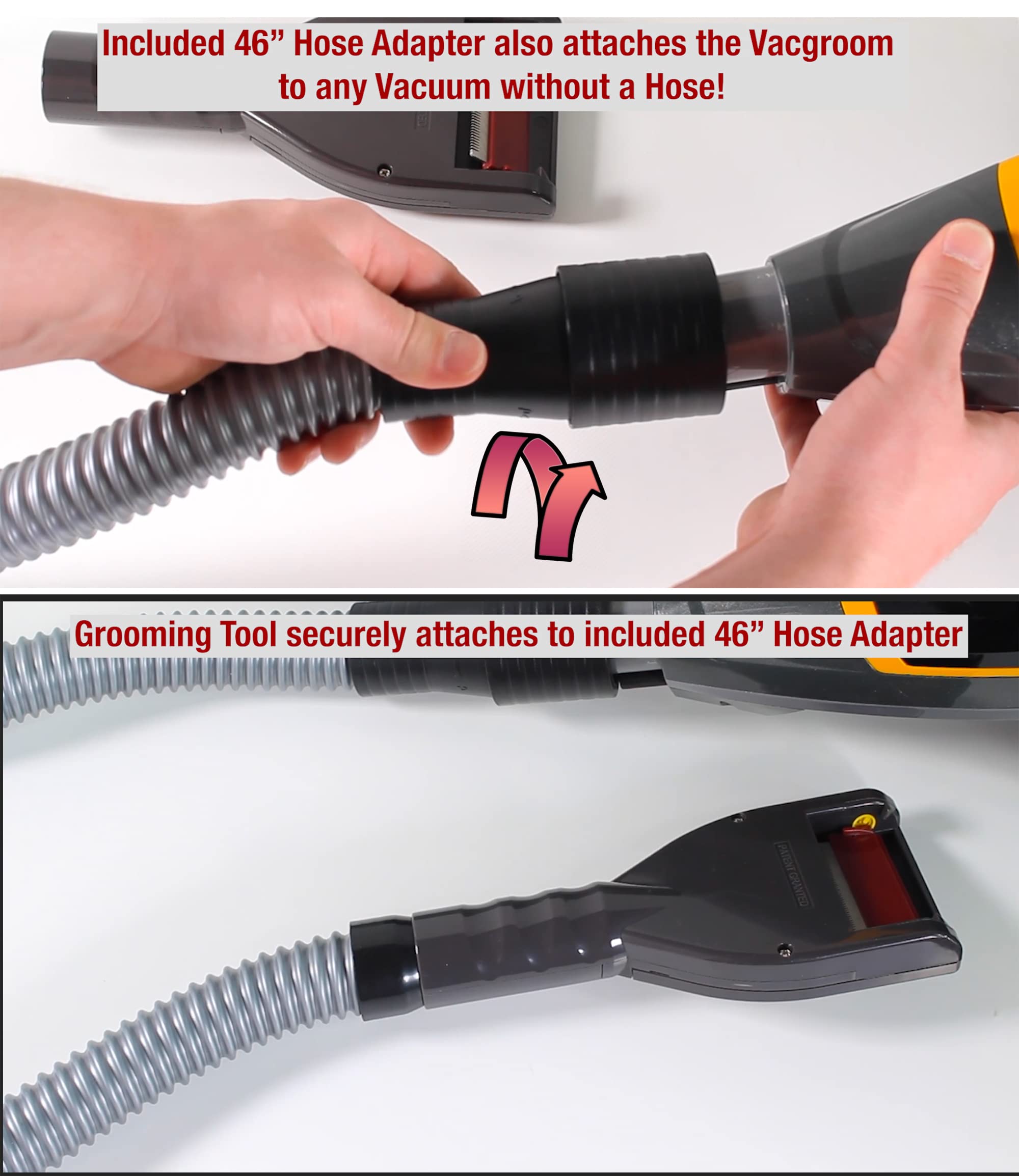 Penn-Plax VacGroom nearly universal fit ensures compatibility with many vacuums