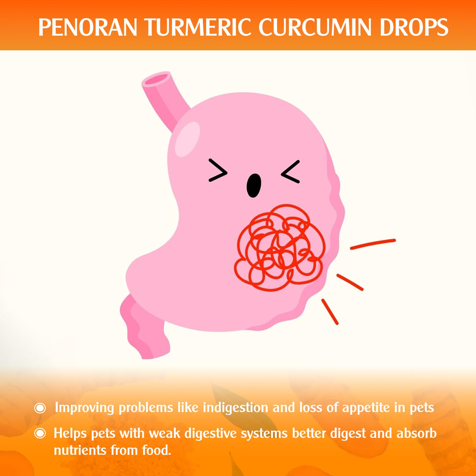 Penoran Drops digestive and immune support during recovery.