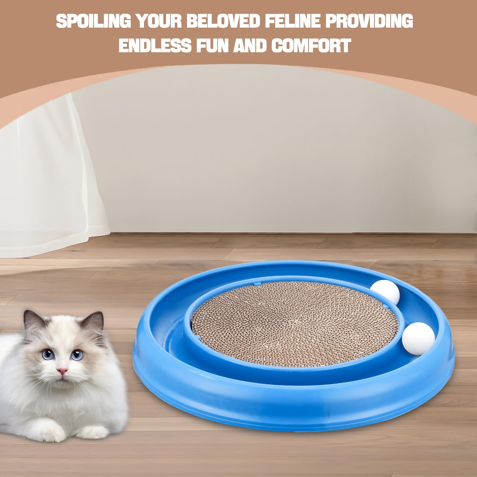 Peomliee catnip included boosts interest and extended play sessions.