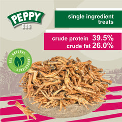 PEPPY DOG chicken feet dental-hygiene action promotes cleaner teeth.