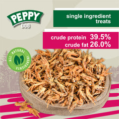 PEPPY DOG chicken feet with glucosamine and chondroitin, supporting comfortable joints during play.