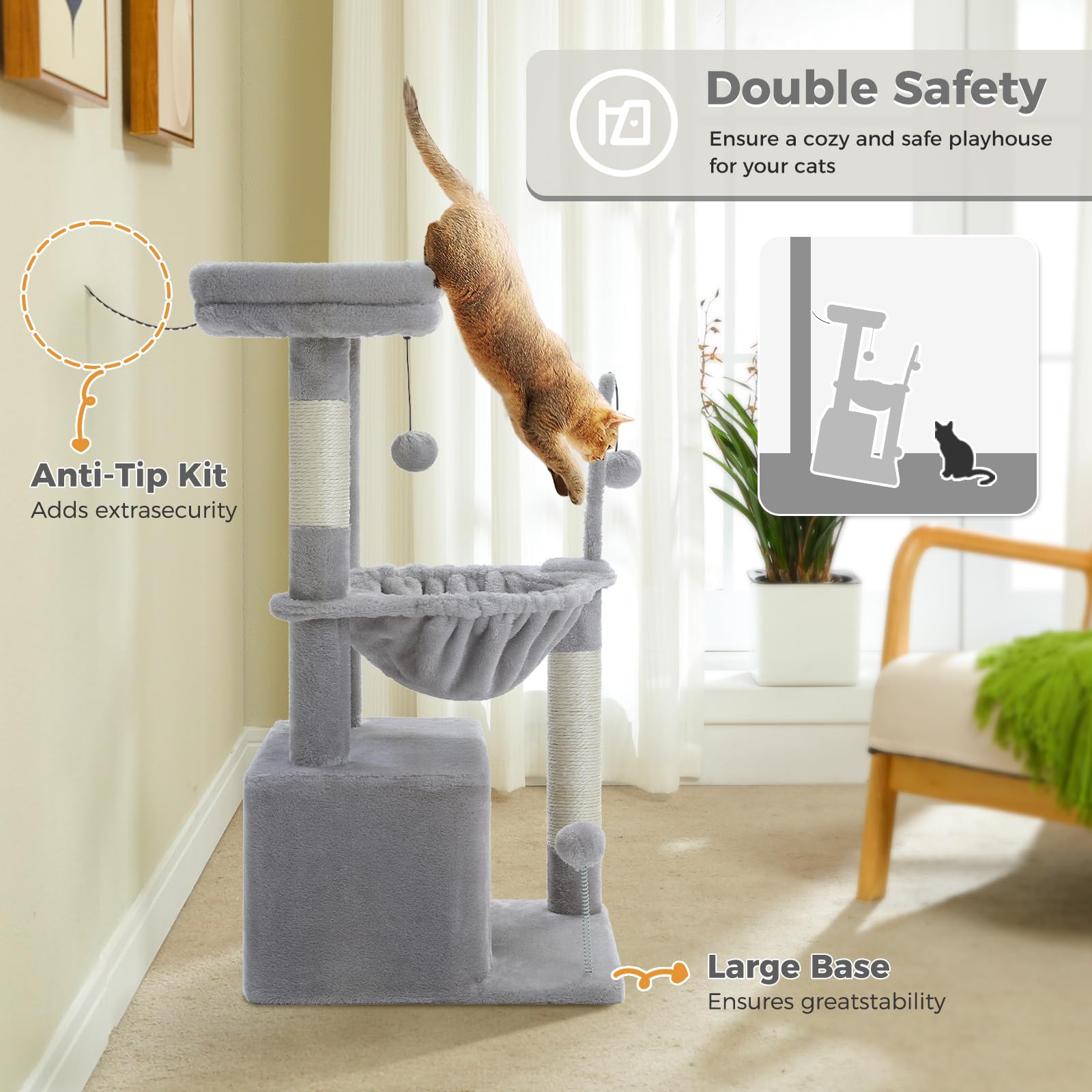 PEQULTI easy-assembly design includes tools and clear directions.