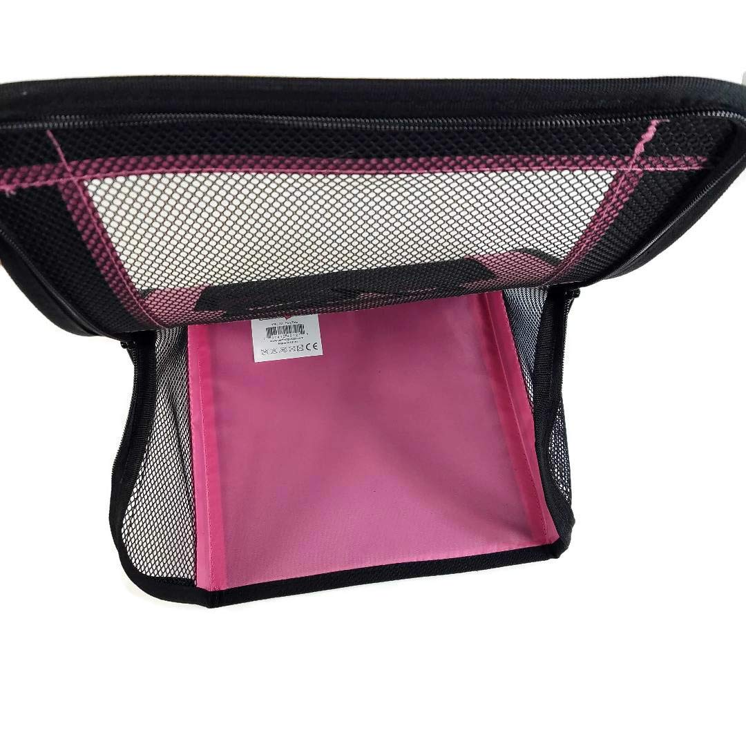 Perfect Petzzz tote pink fold-flat design makes storage simple