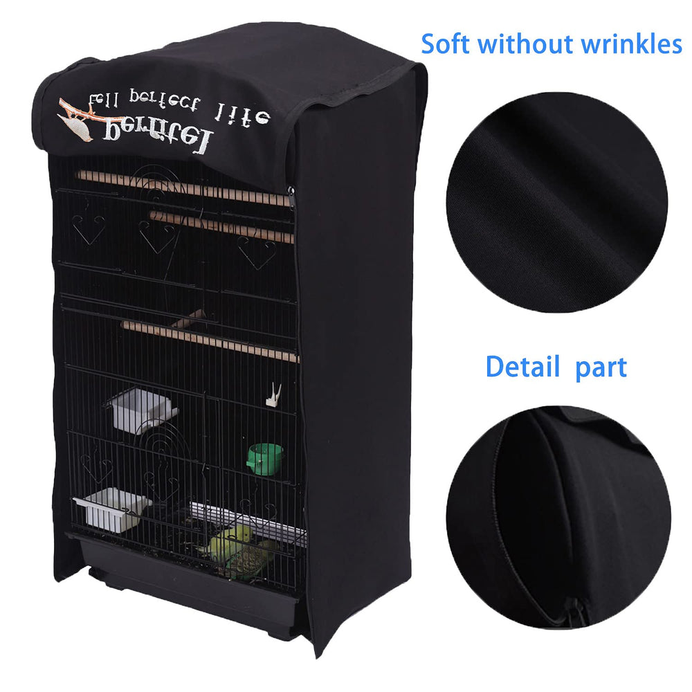 Perfitel Bird Cage Cover neat seam edges offer clean, durable finish