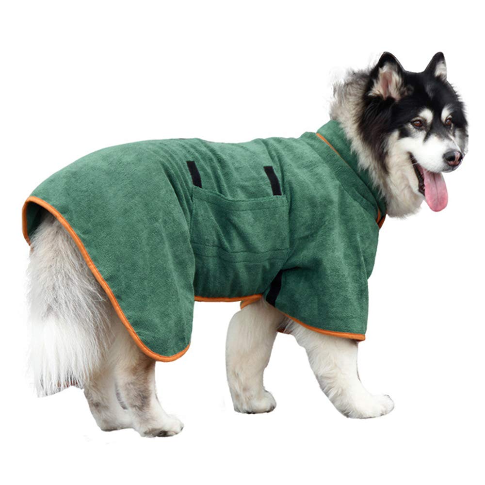 Periflowin dog-drying-coat collar adjustable demonstrating quick-dry capability