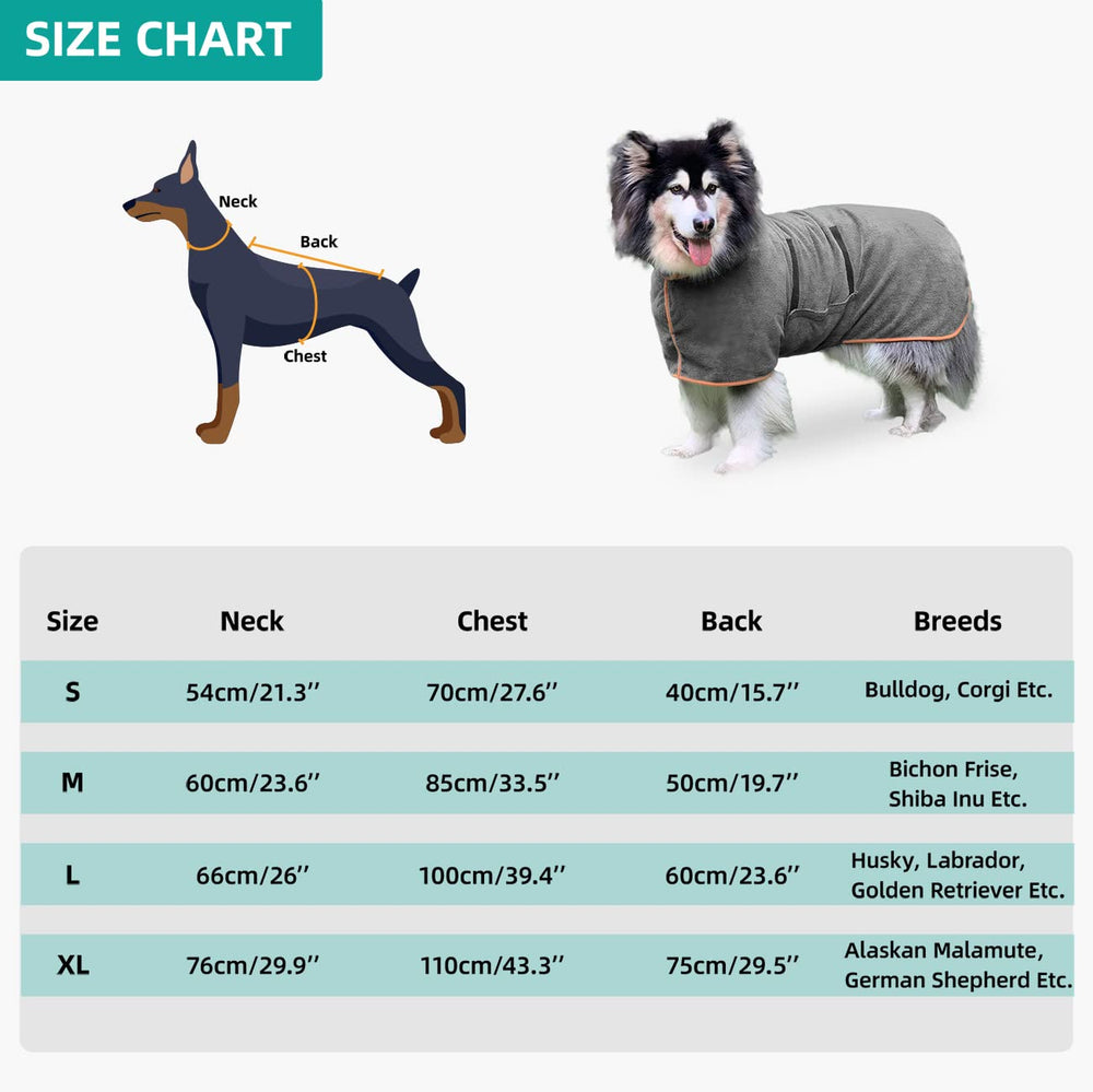 Periflowin-machine-washable-dog-robe convenient cleaning and reuse.