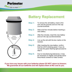 Perimeter Technologies battery with waterproof seal designed for outdoor dog fences