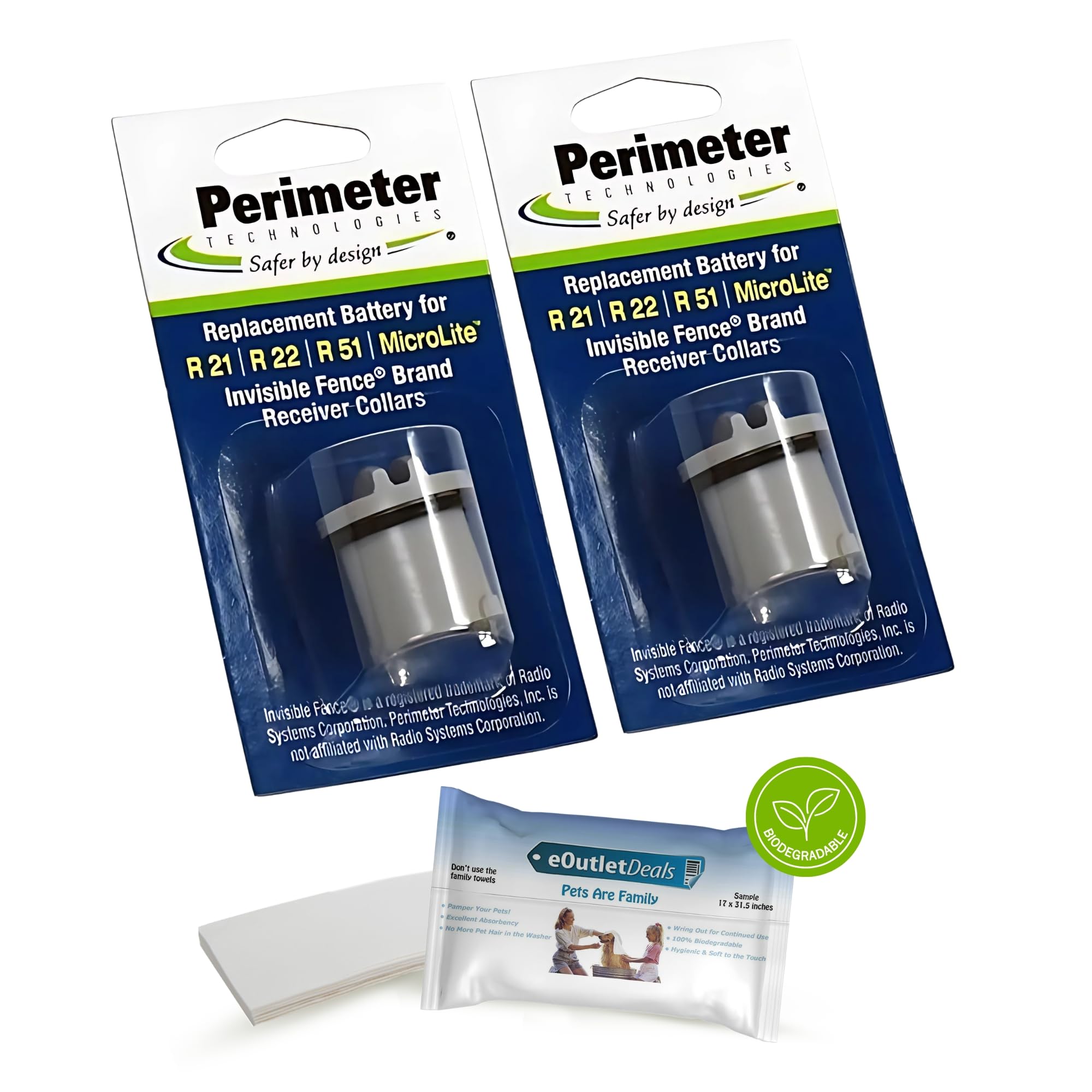 Perimeter Technologies Invisible Fence Collar Battery Pack provides compact power for reliable boundary control.
