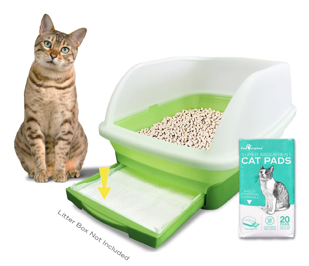 Peritas Paw Inspired Cat Pads provide odor control for a fresher room.