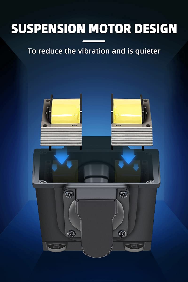 Persuper energy-saving 4W motor supports 24/7 operation while maintaining reliable airflow