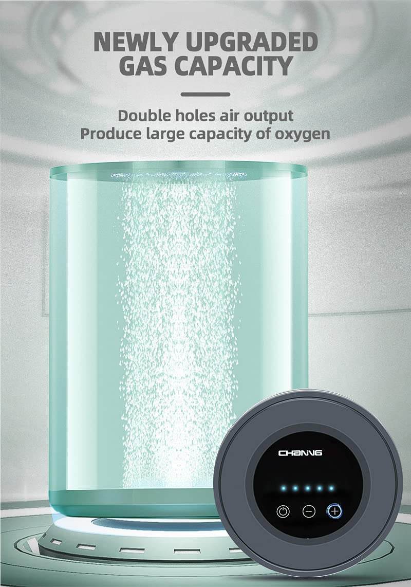 Persuper aquarium air pump ultra-quiet design keeps noise under 25dB during overnight use