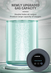 Persuper aquarium air pump ultra-quiet design keeps noise under 25dB during overnight use