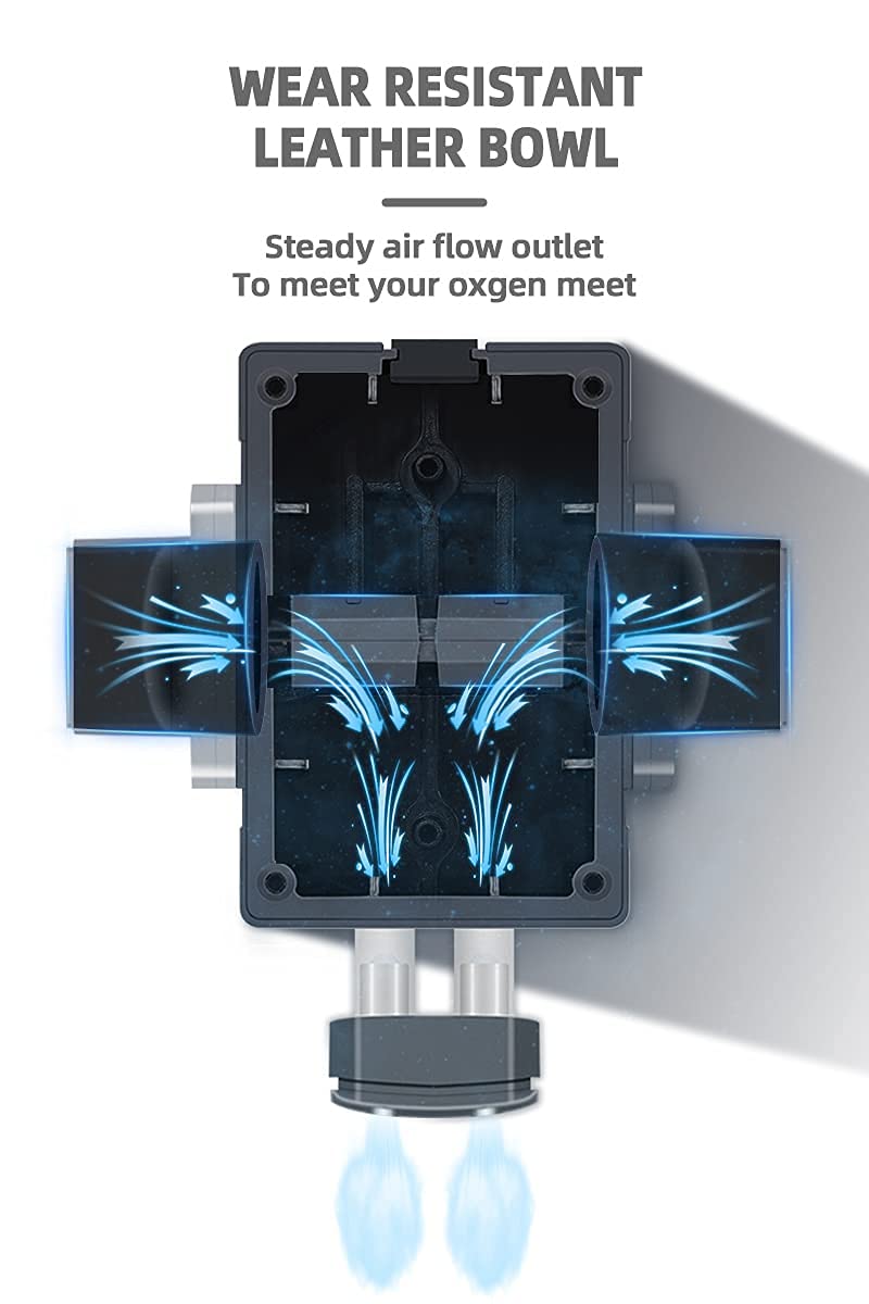 Persuper diaphragm pump delivers stable pressure and consistent air volume for dependable aeration