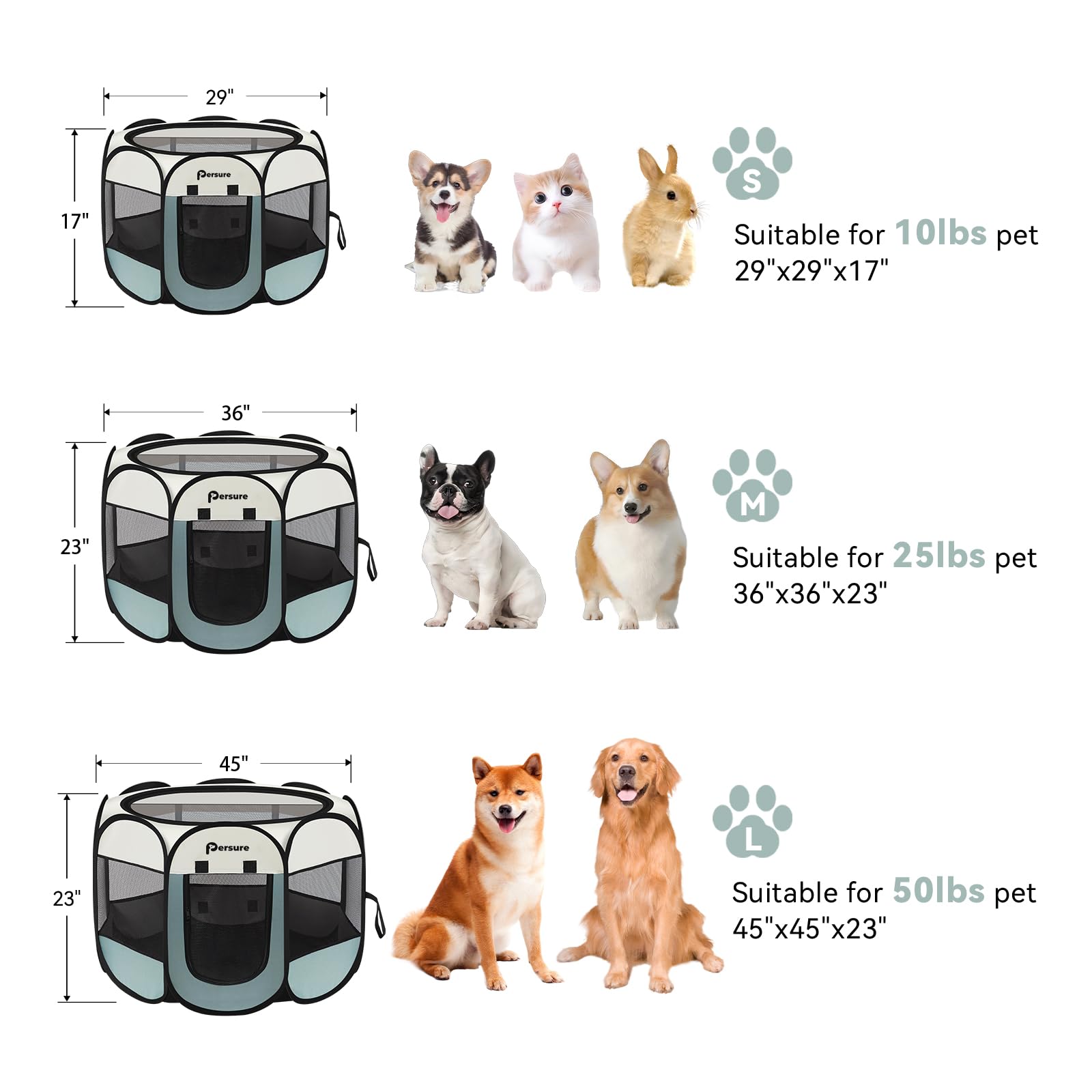 Persure playpen interior wipe-clean for quick maintenance