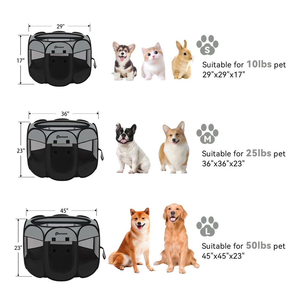 Persure playpen interior shown easy to wipe clean and pad-compatible.