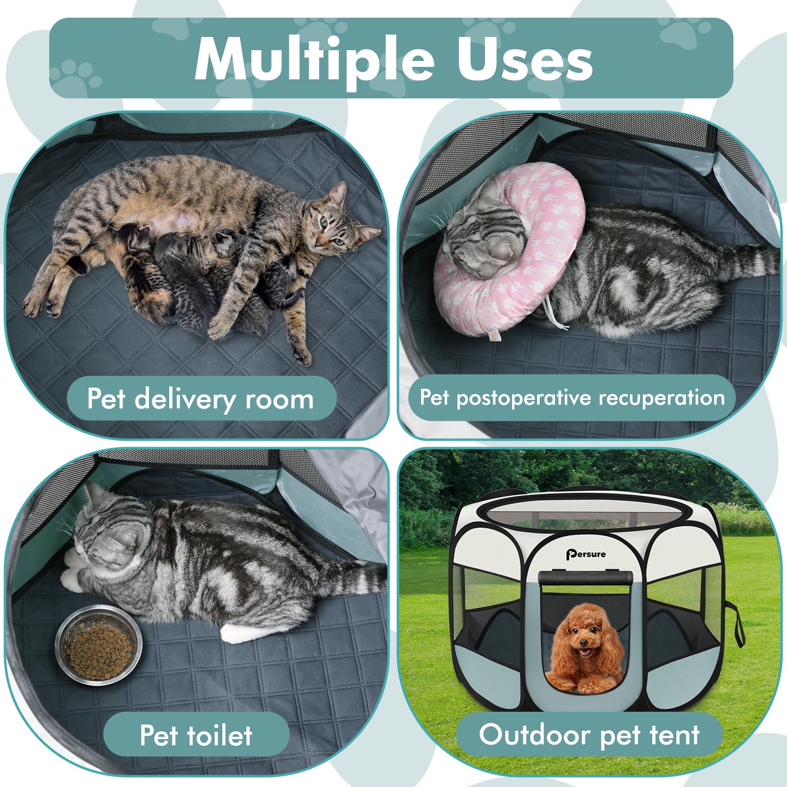 Persure playpen top shade cover adds comfort and privacy during sunny days