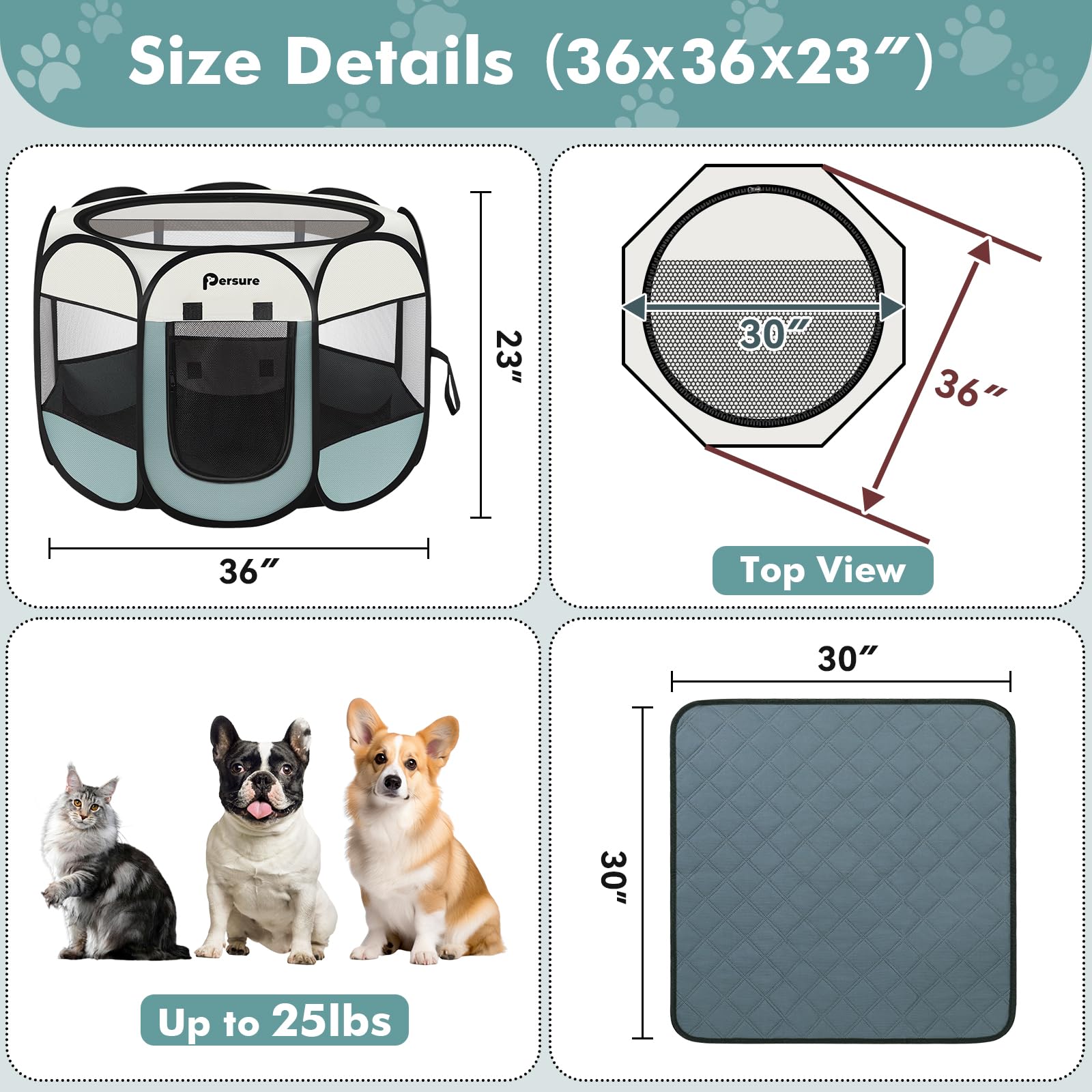 Persure pop-up kennel demonstrates instant setup for travel and quick containment