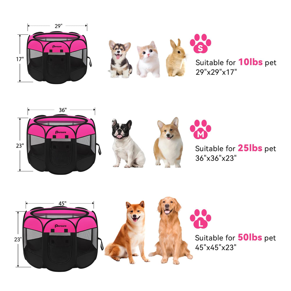 Persure Rosy Medium travel-ready enclosure demonstrated for on-the-go use.