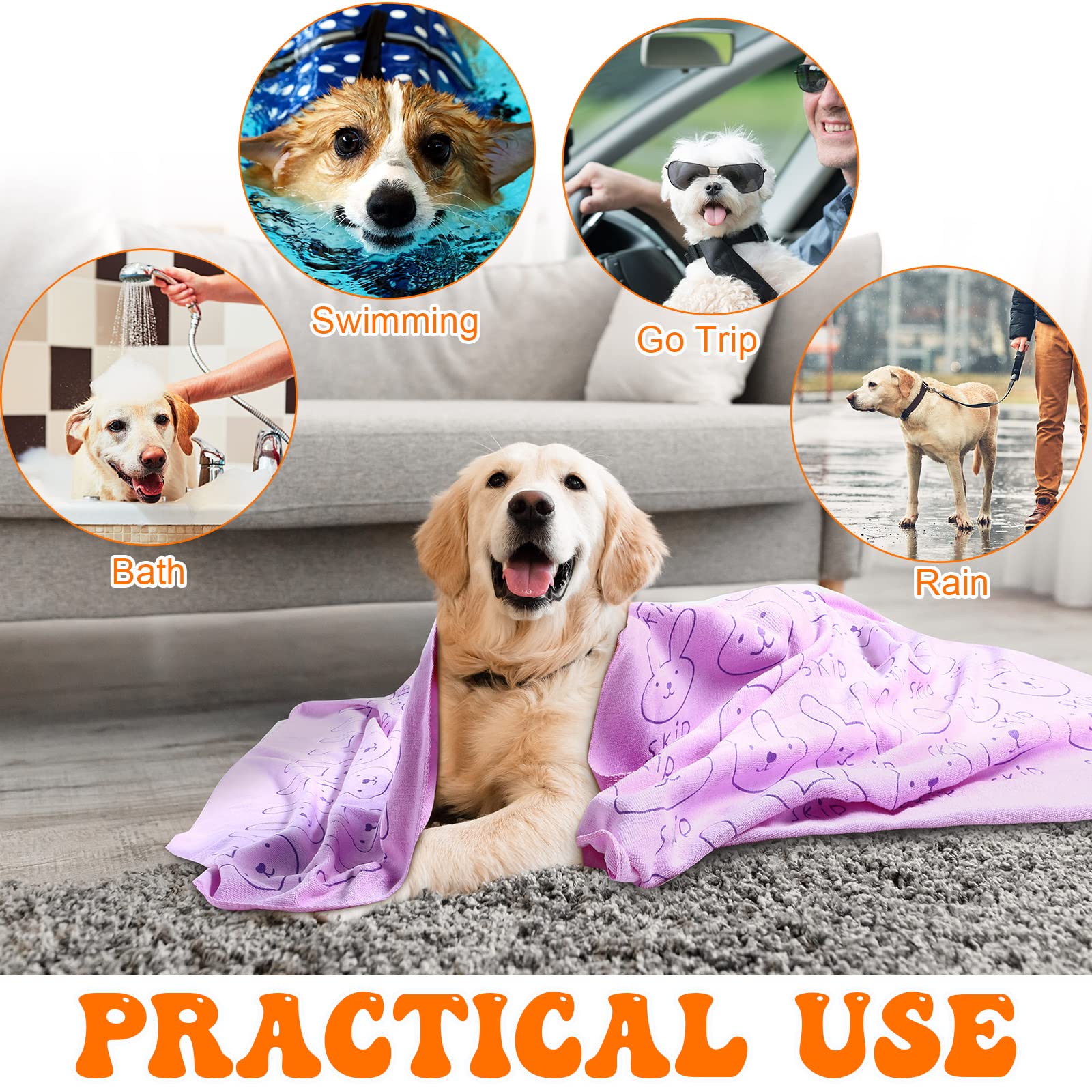 Peryiter easy-fold-storage-dog-towels compact solution for cabinets and travel.