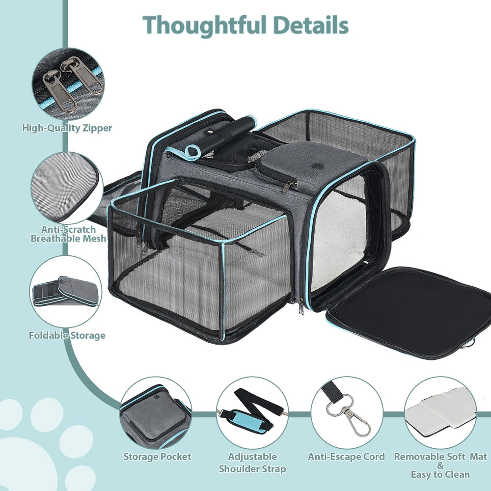 Pesen breathable mesh panel for airflow and visibility