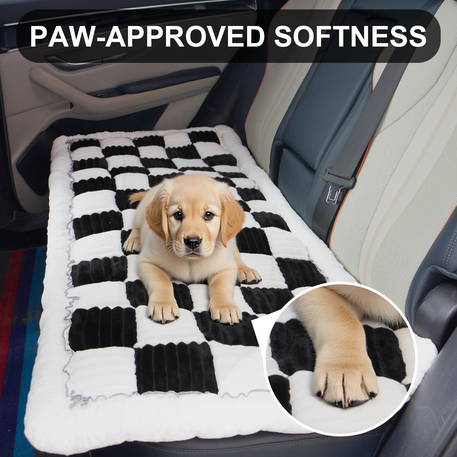 Pessbulmm dog travel blanket highlights easy cleaning and versatility