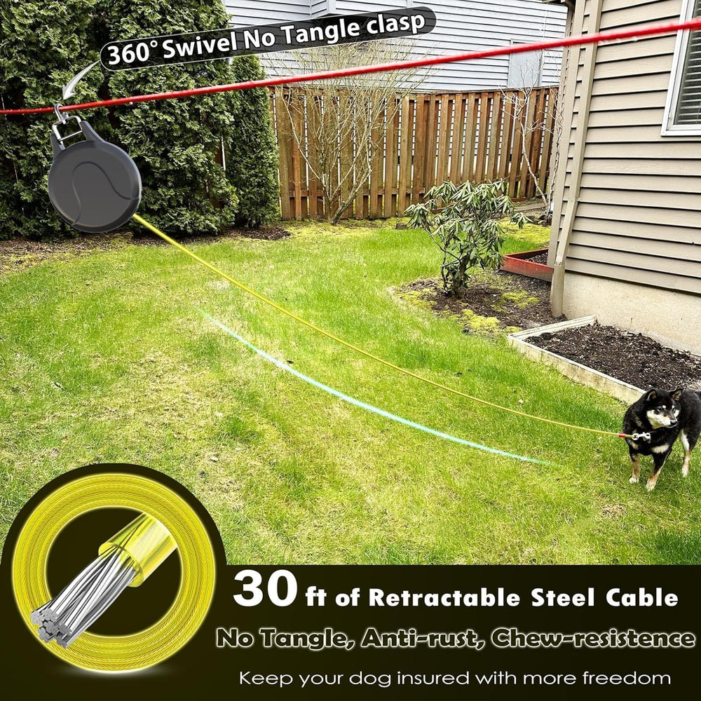Pestairs easy-set outdoor tie-out ideal for camping or unfenced yards.