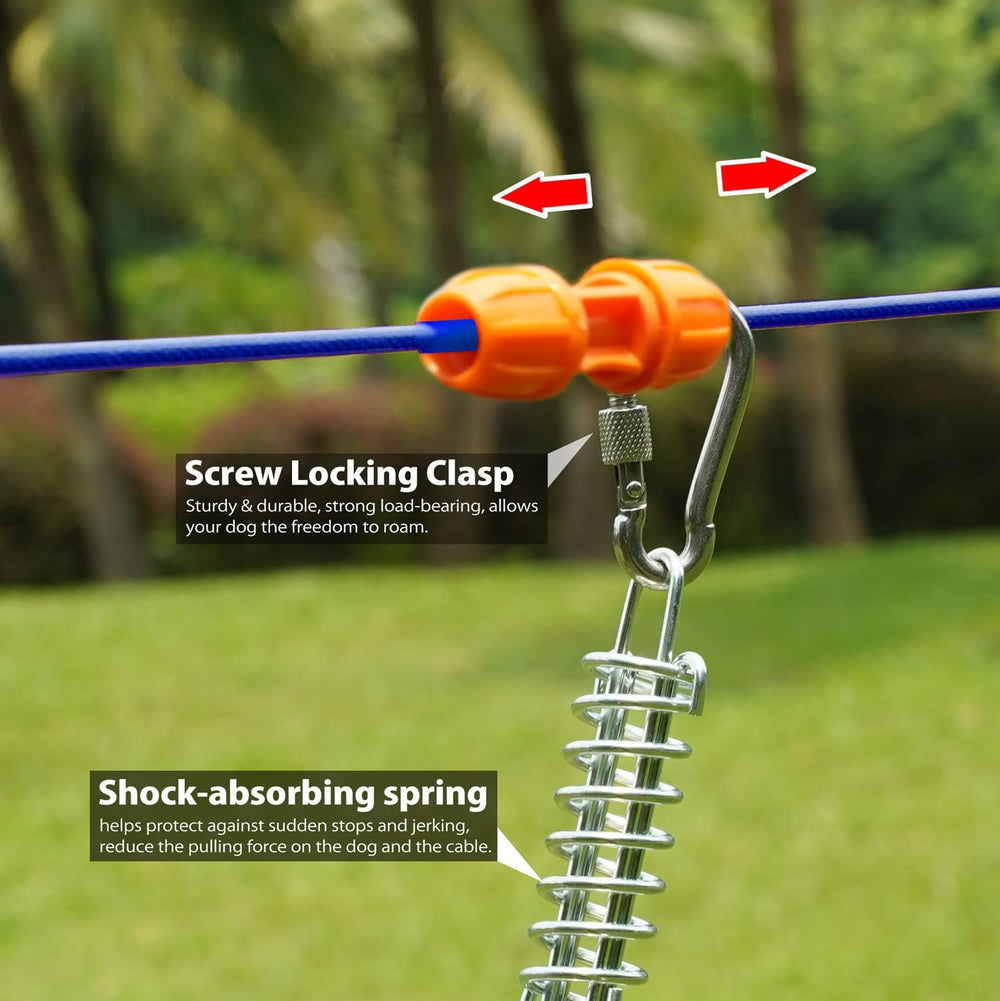 Pestairs included components listing shows 75ft cable kit and essential clamps