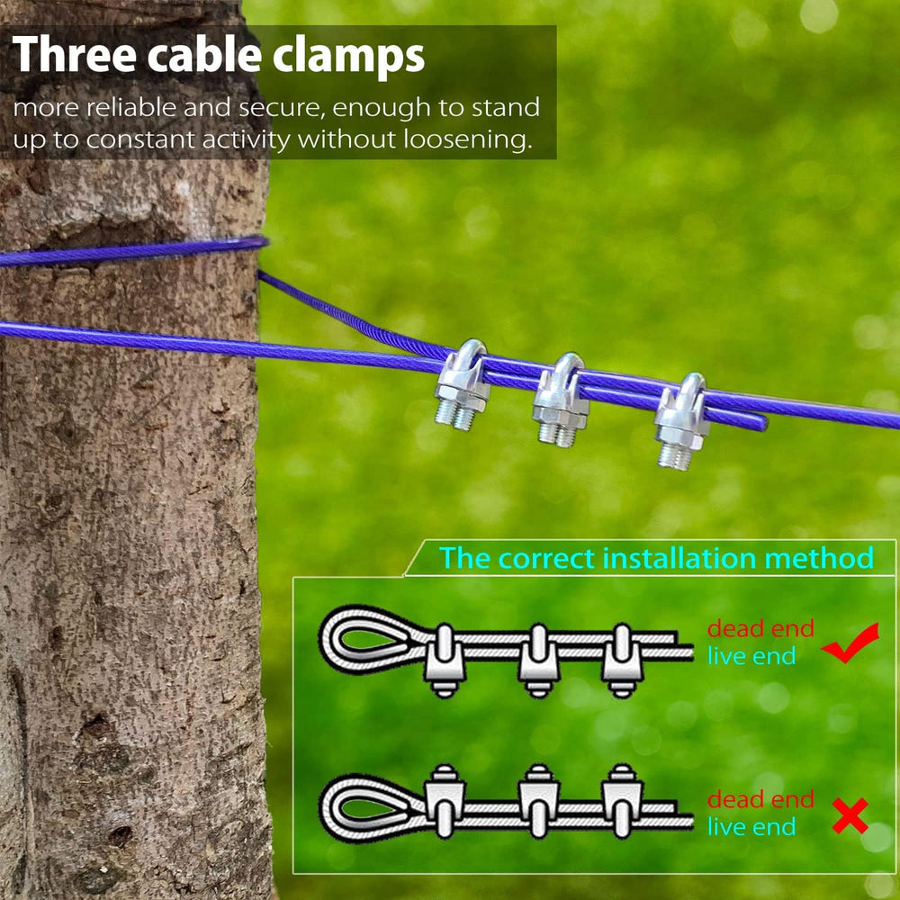 Pestairs one-person installation video helps setup quickly in yards or camps