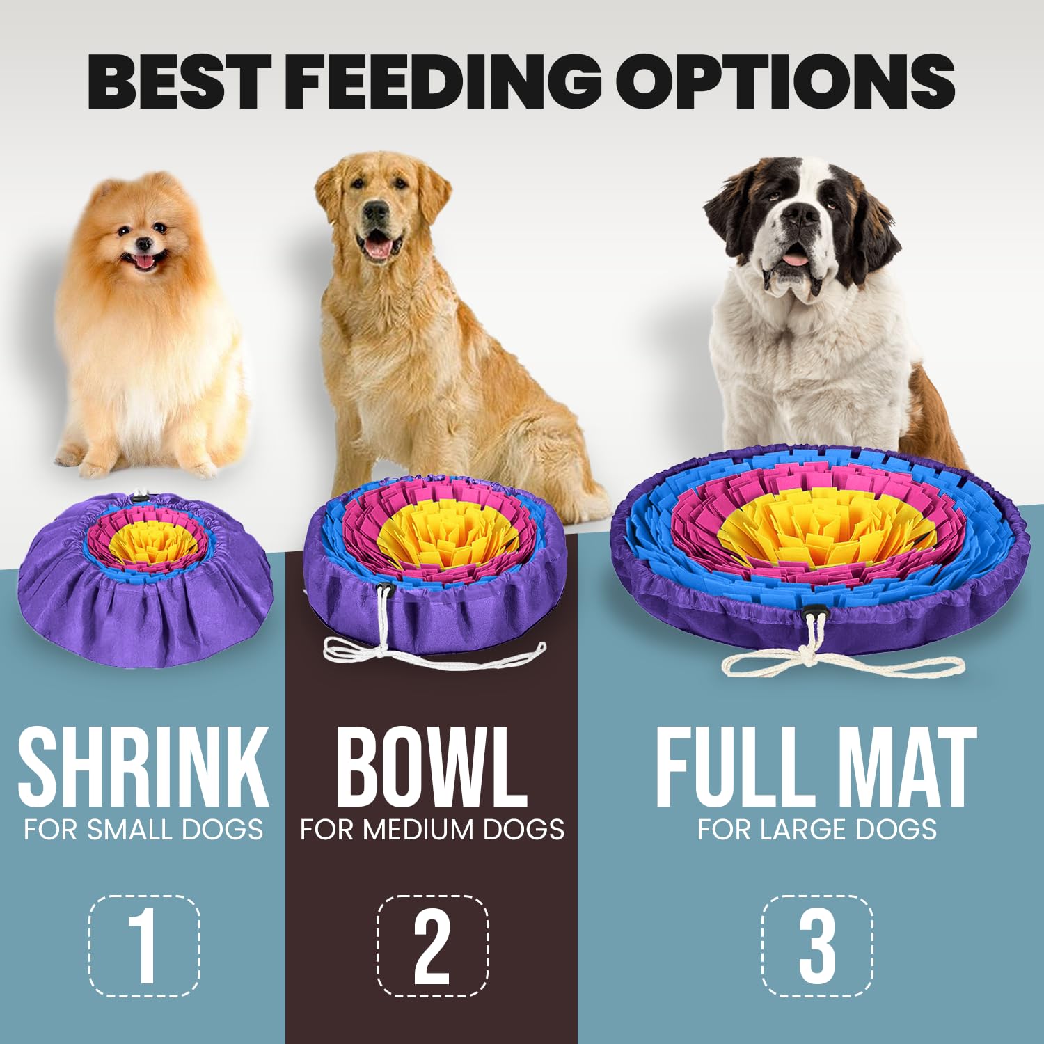 PET ARENA Snuffle Mat, enfoque en olfato para enriquecimiento diario