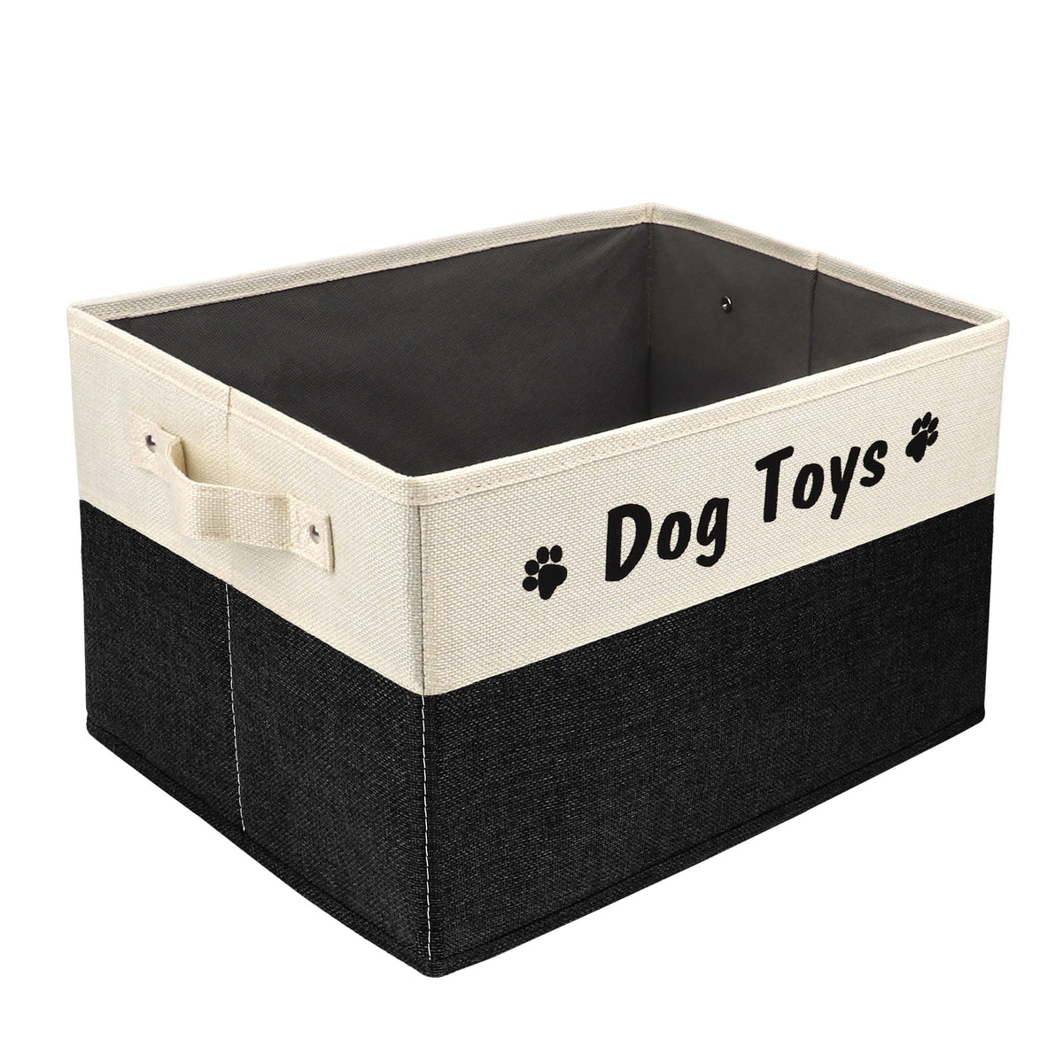 PET ARTIST dog toy basket folded design showing compact storage and upright usability.