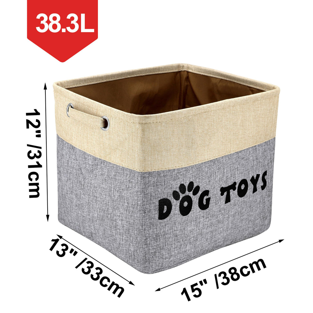 PET ARTIST dog toy basket in living room highlights versatility