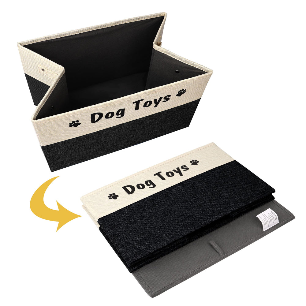 PET ARTIST dog toy storage in use keeping toys, leashes, and coats neatly organized.