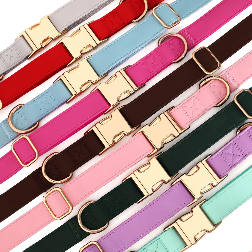 PET ARTIST durable PU leather stitching detail emphasizes sturdy construction.