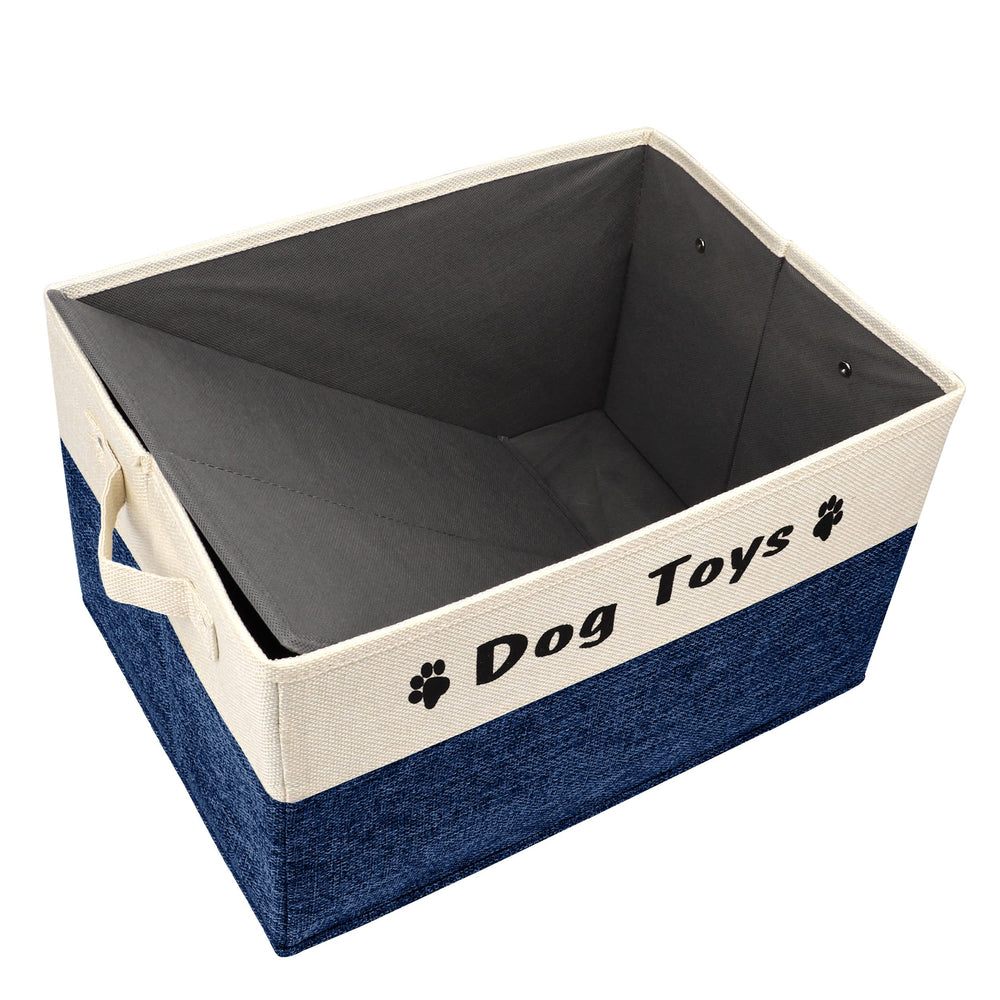 PET ARTIST easy-clean dog toy bin simplifies maintenance after playtime.