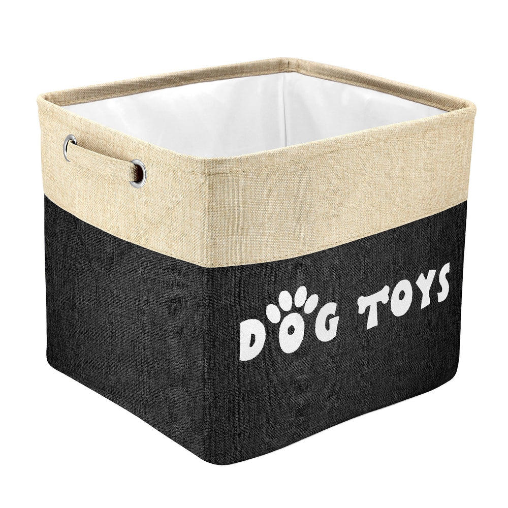 PET ARTIST large dog toy basket front view keeps toys organized and easy to grab