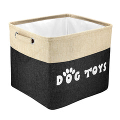 PET ARTIST large dog toy basket front view keeps toys organized and easy to grab