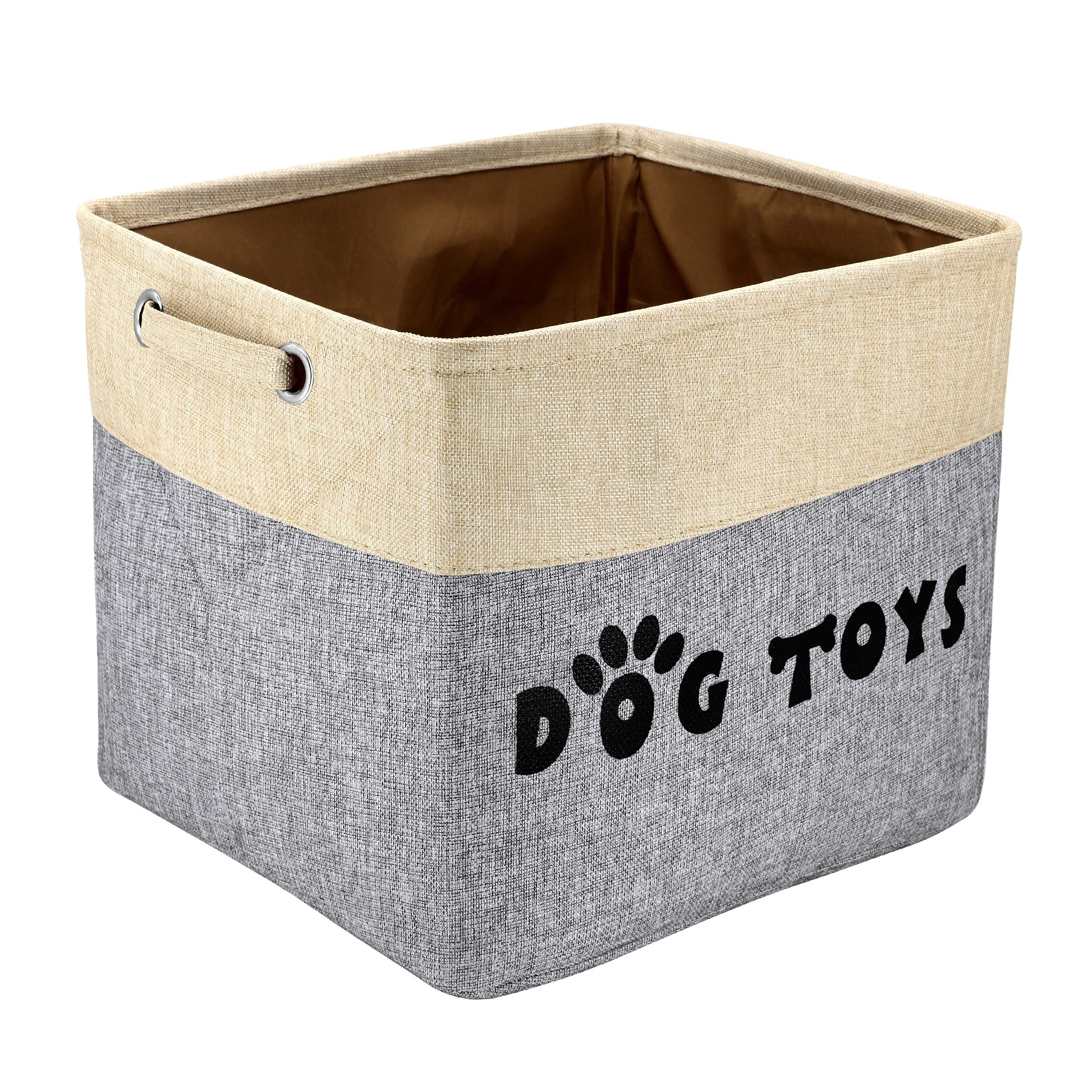 PET ARTIST large dog toy basket front view for neat toy storage